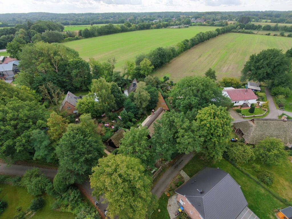 Luftaufnahme von Dat ole Hus in Aukrug