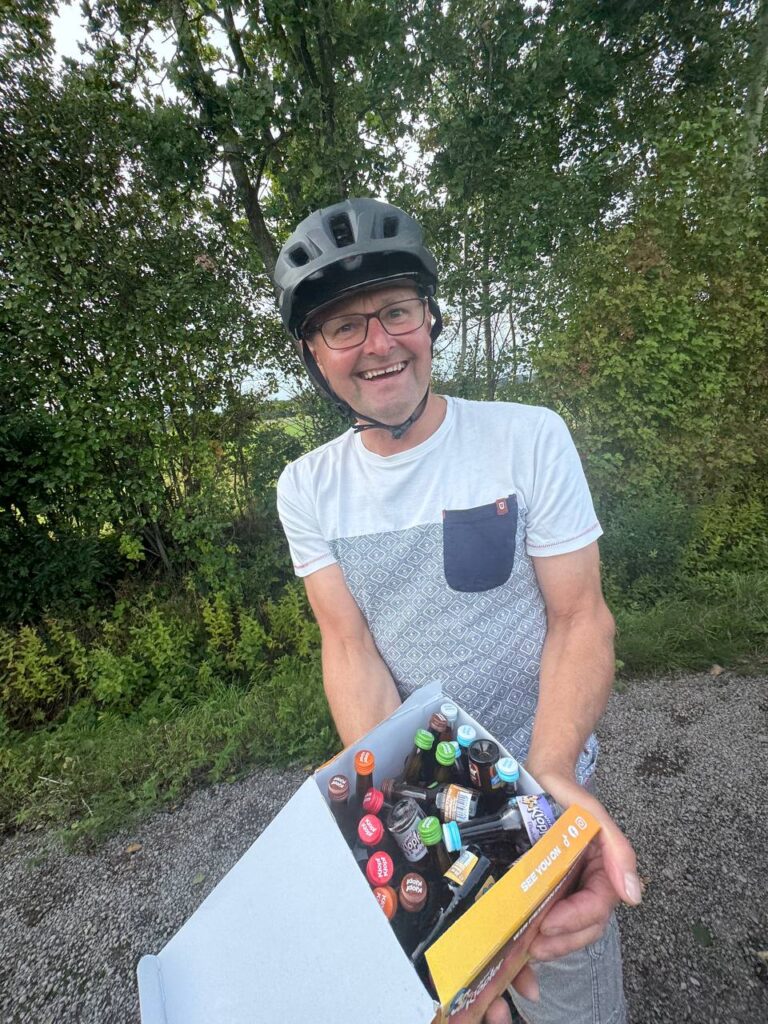 Getränke und Verpflegung im Lastenrad