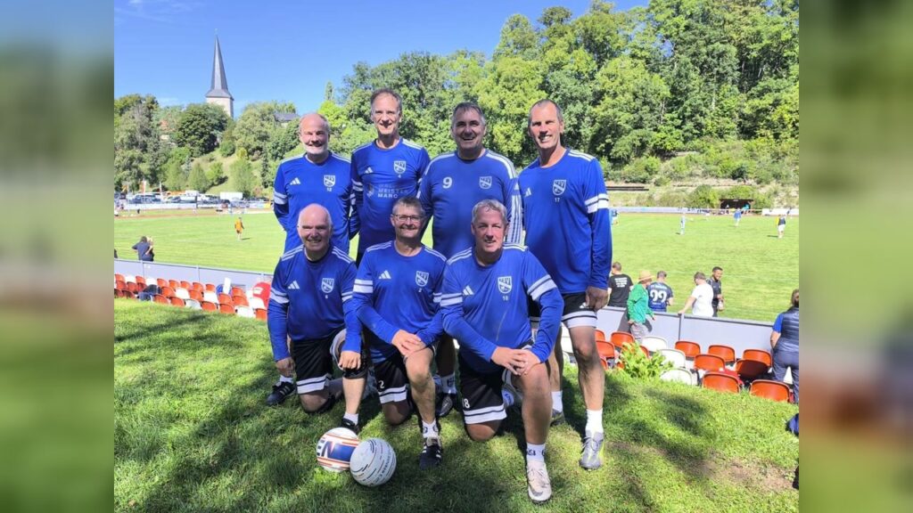 Mannschaft des TSV Schülp bei der Deutschen Meisterschaft der Männer 45 in Veilsdorf